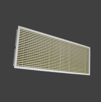 degree linear bar air grille