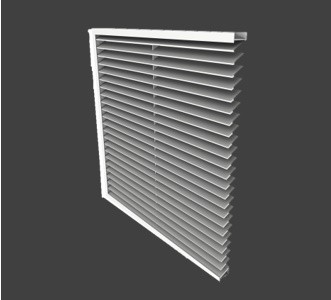 NSE1 – 1.5″ Deep, Straight Blade Extruded Stationary Louver