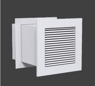 MSBL – Medium Security Bent Louvered Grille