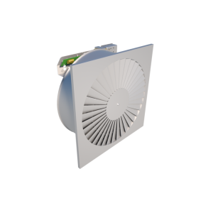 Electric Powered Square Plaque VAV Diffuser
